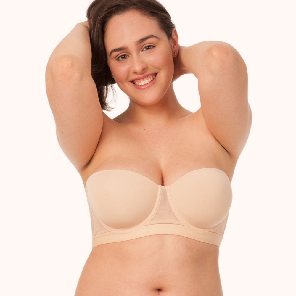 Strapless Smooth Nude Bustier Bra